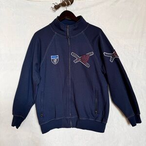 Scotland Blue Full Zip Sweater Jacket Men’s Size Medium